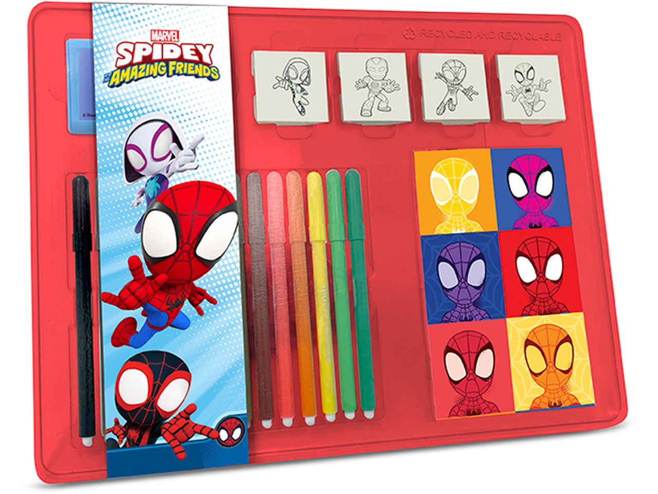 Color explosion small spidey and his amazing friends