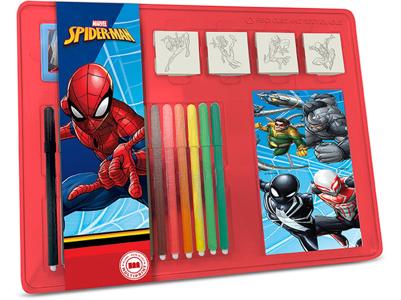 Color explosion small spiderman