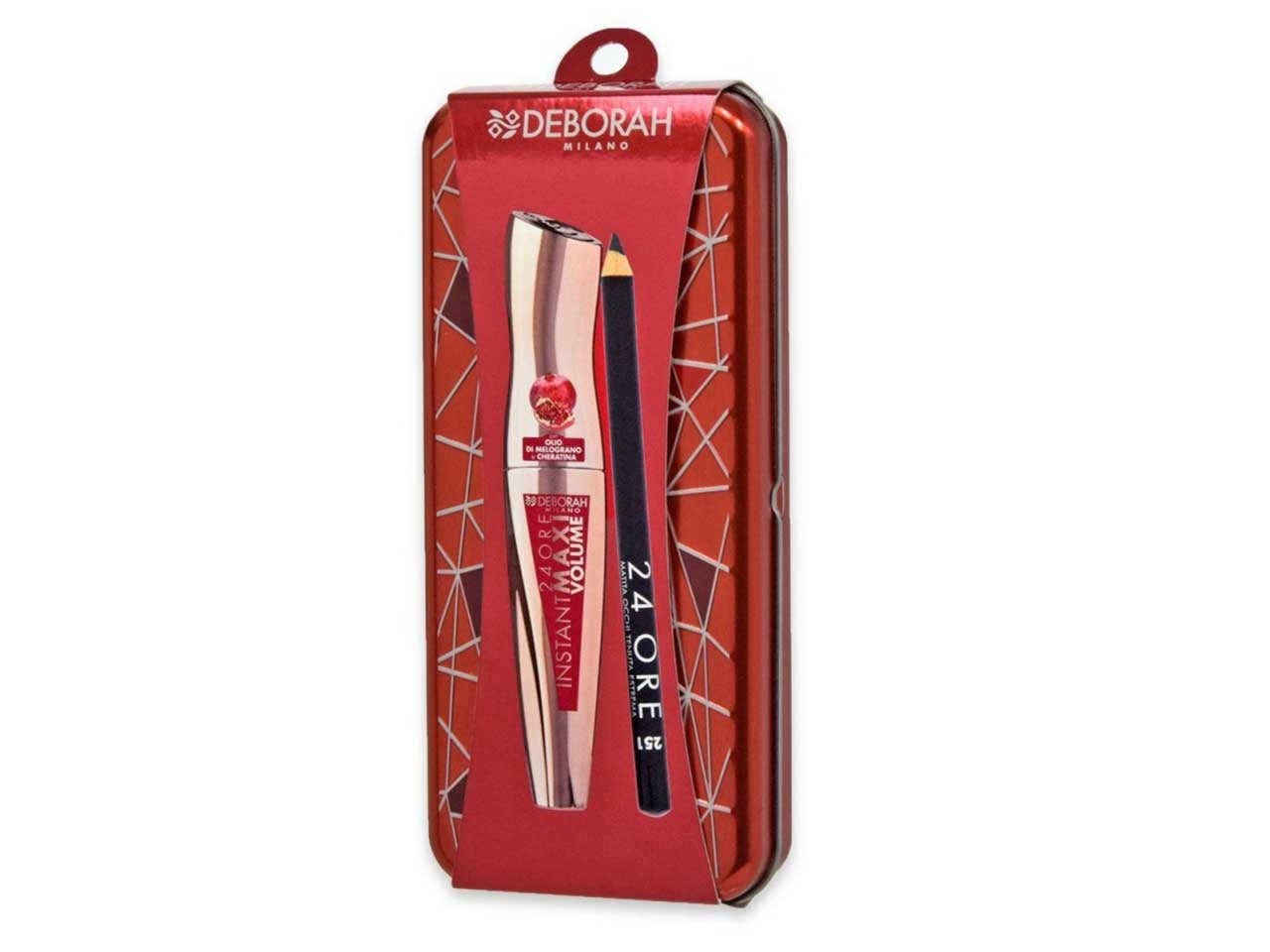 Deborah set mascara instant maxi volume + matita 24h