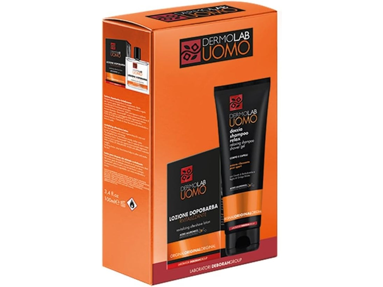Dermolab uomo docciashampoo 250ml+edt 100ml