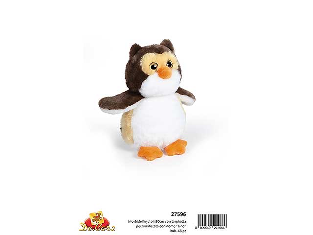 Morbidelli gufo lino 20cm 27596