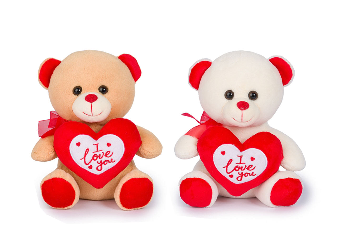 Peluche orso 23cm con cuore love