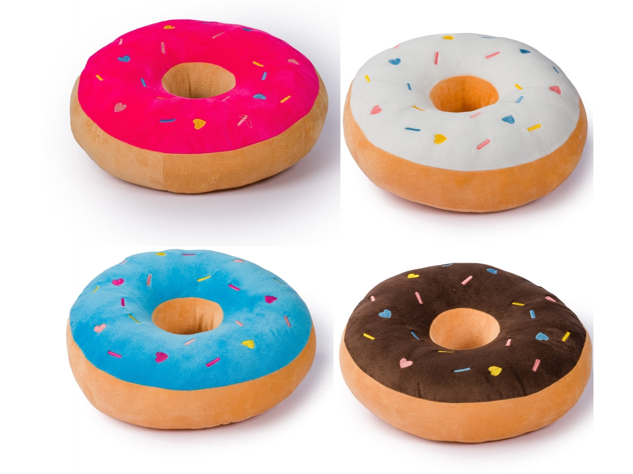 Peluche donut 31cm - disponibile in 4 colori