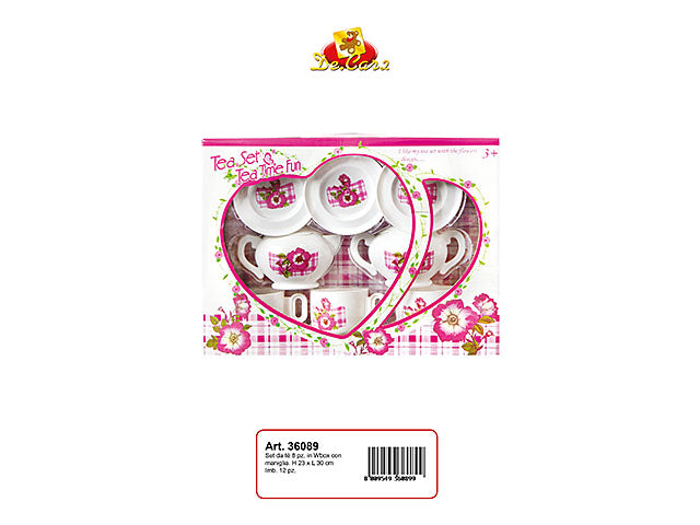 Set da te' 8 pezzi 23x30cm 36089