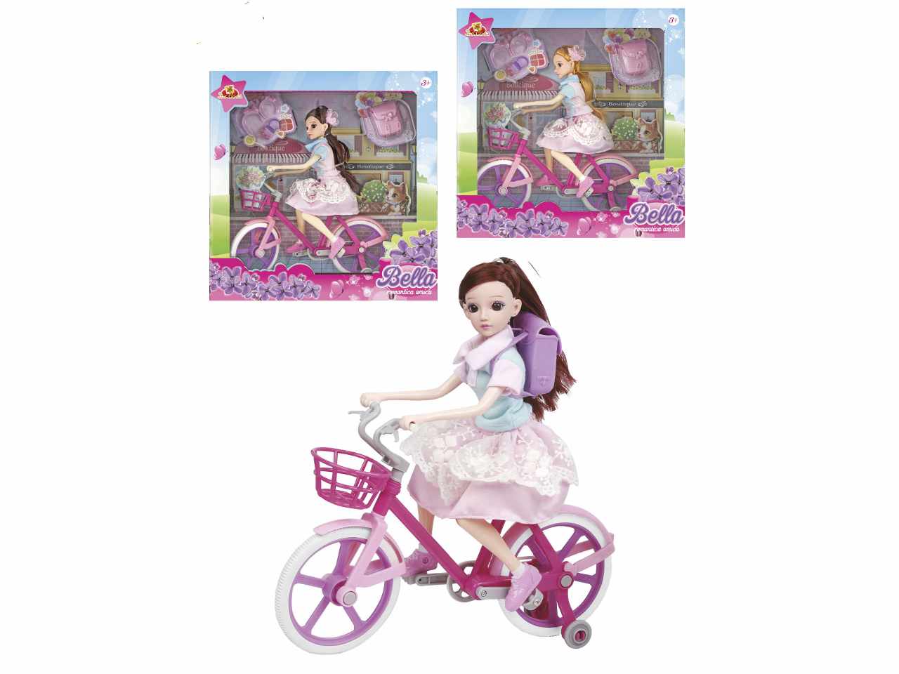 Bambola c/bicicletta c/acc.37173