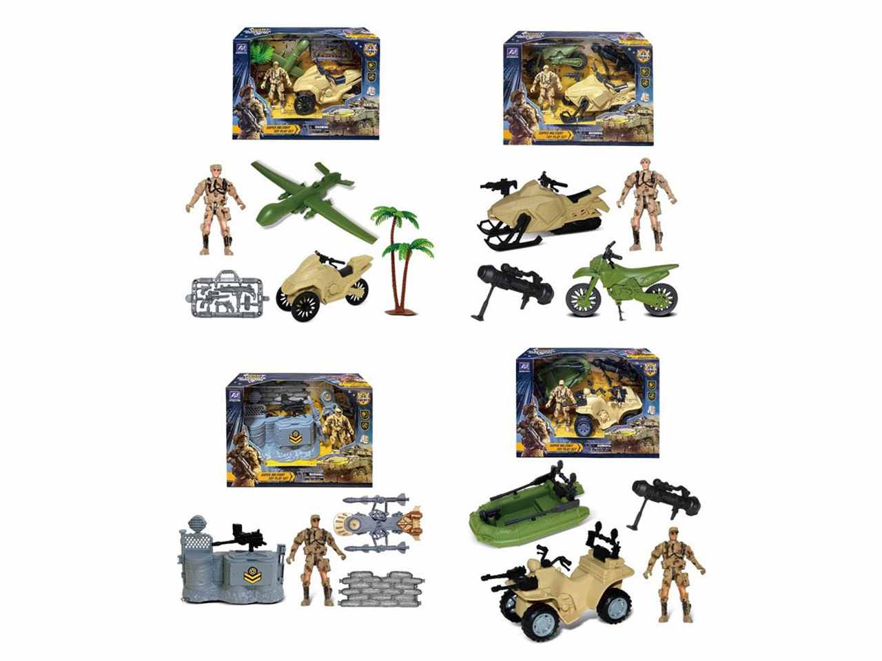 Playset militari ass c/mezzi 37279