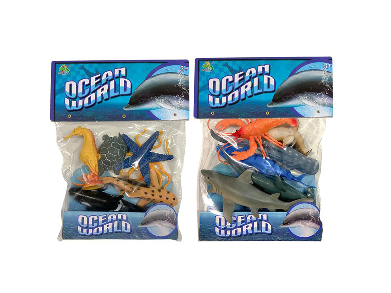 Busta animali marini 6 pezzi 2 assortimenti