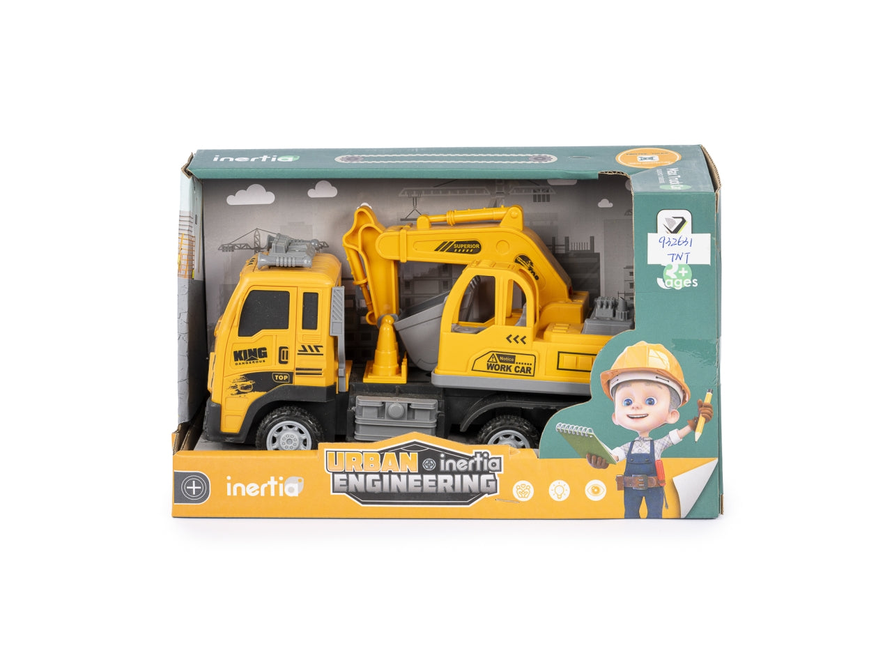 Mezzi da lavoro a frizione - disponibile in 4 assortimenti