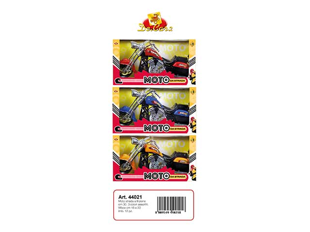 Moto da strada a frizione 30cm 44021