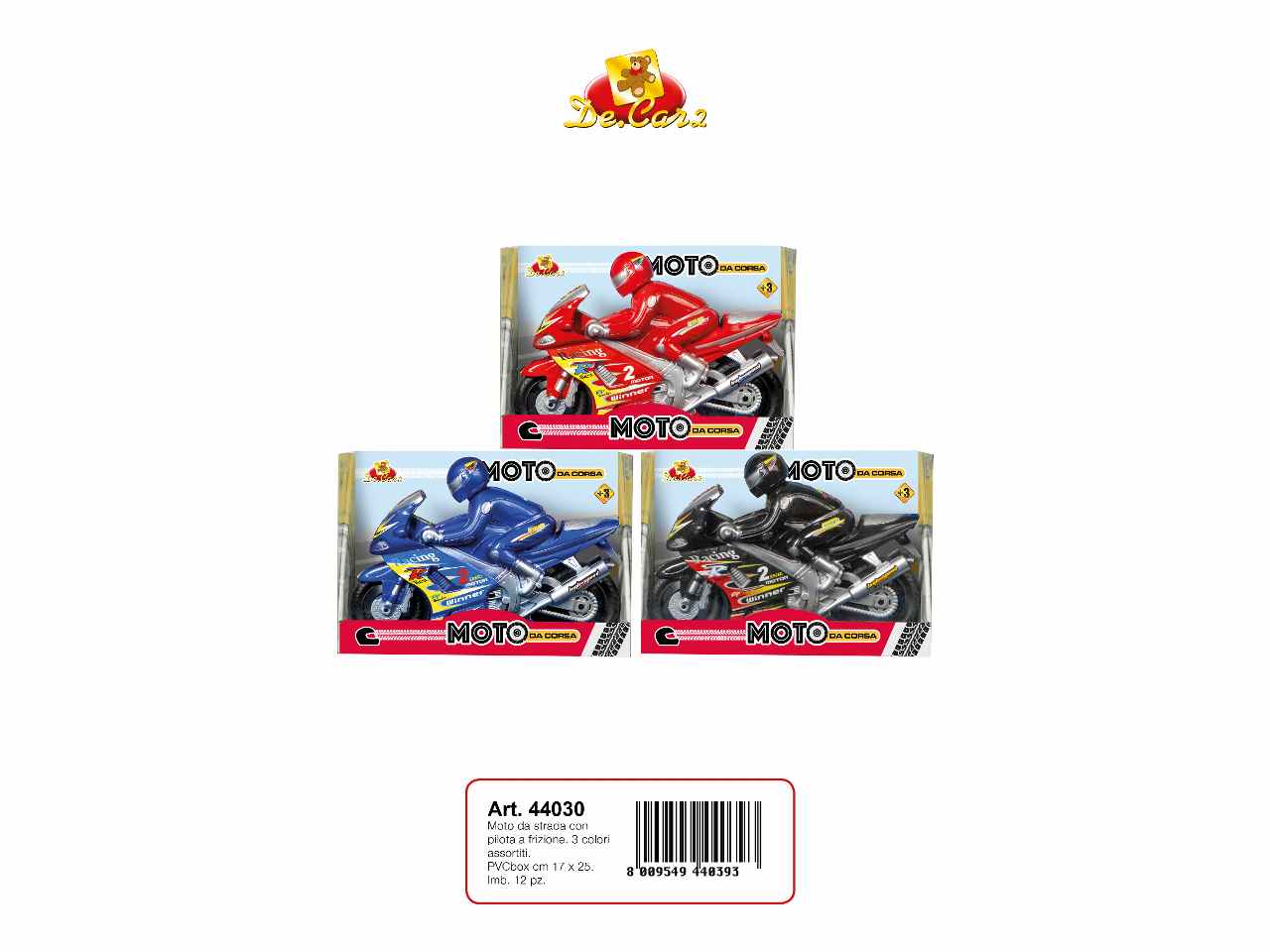 Moto c/pilota frizione 44030