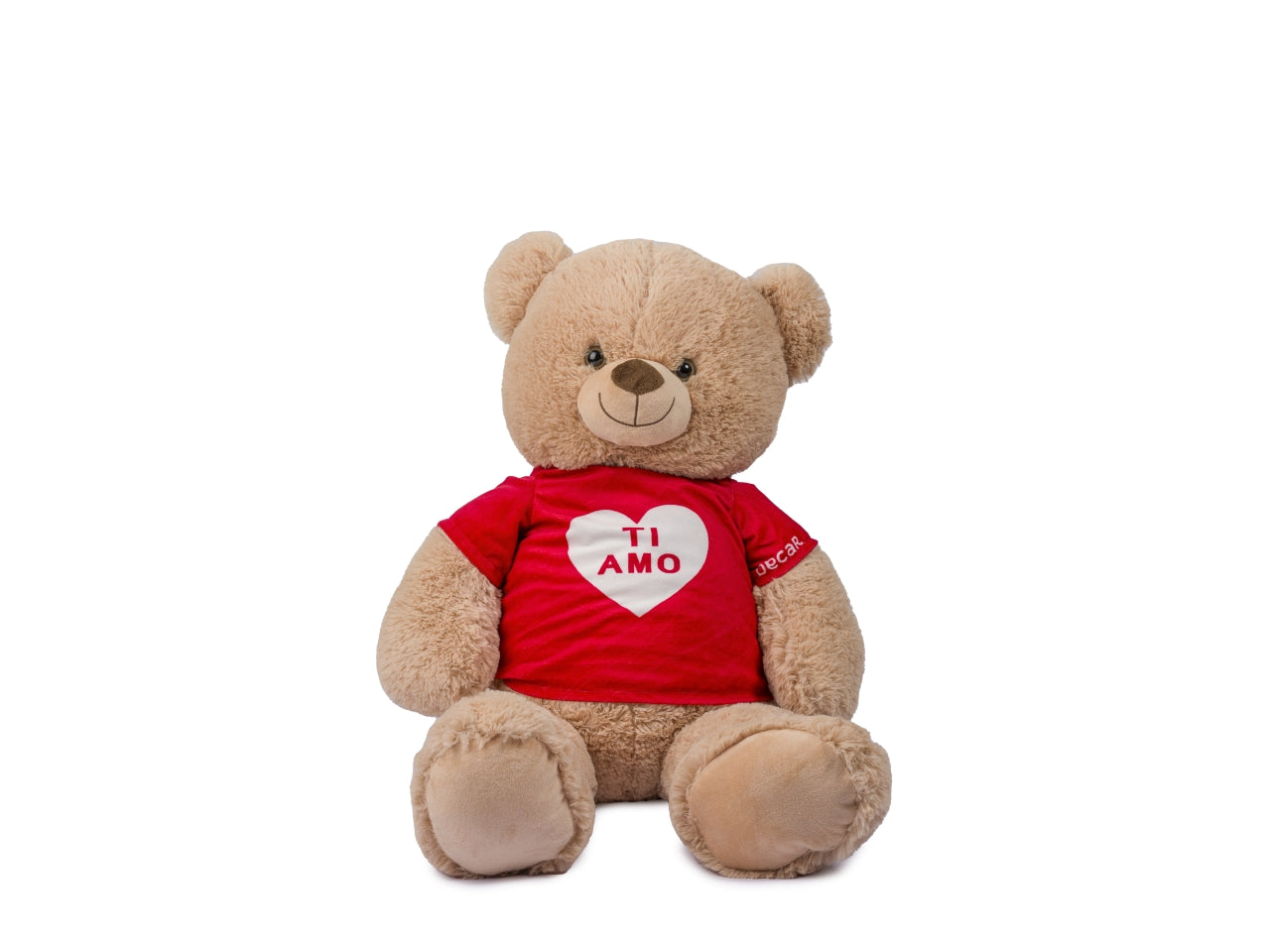 T-shirt rossa stampata ti amo