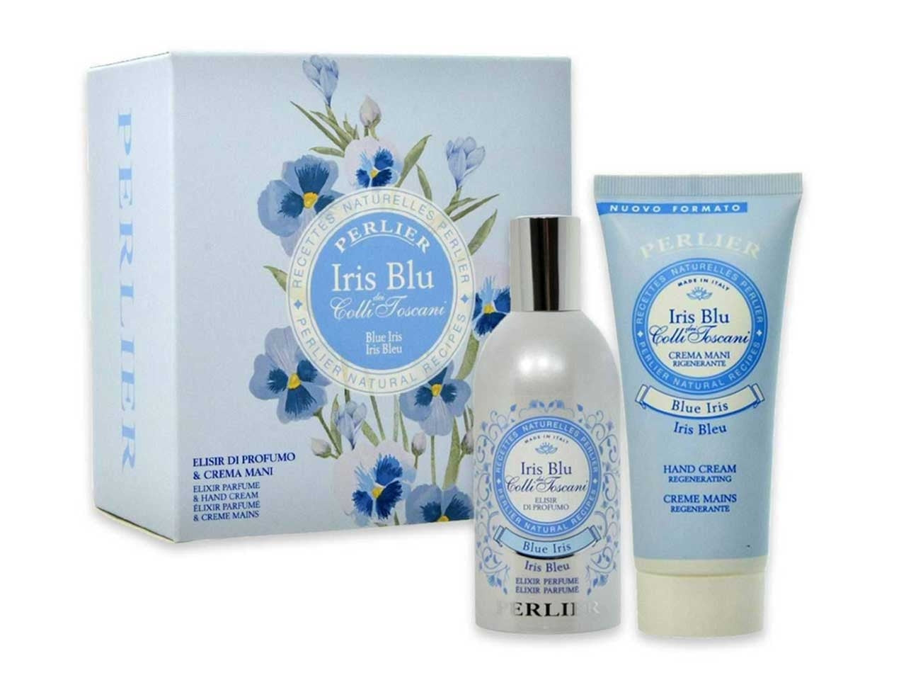Perlier elisir 100ml + crema mani 100ml iris coffre