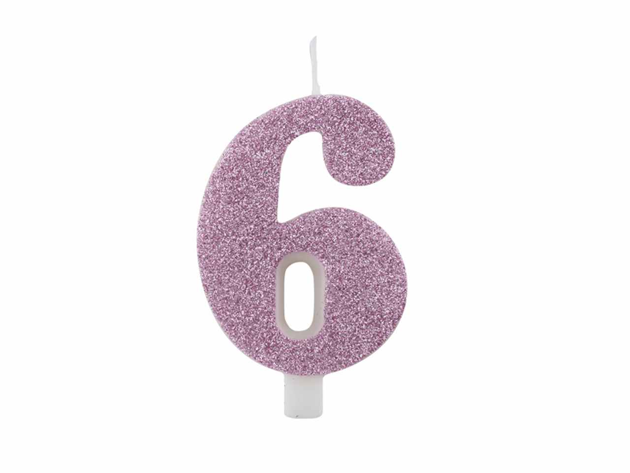 Candelina n 6 malva 9,5cm 50476