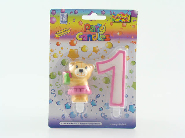 Candelina 1 compleanno girl 51125