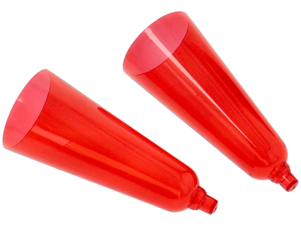 Flutes crystal rossi senza base 20 pezzi 60474