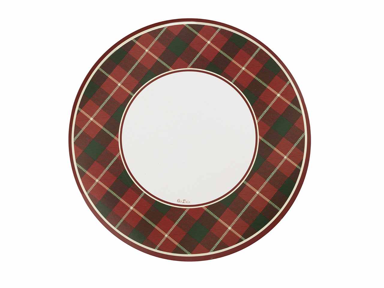 Sottopiatti tartan christmas cm33 4 pezzi