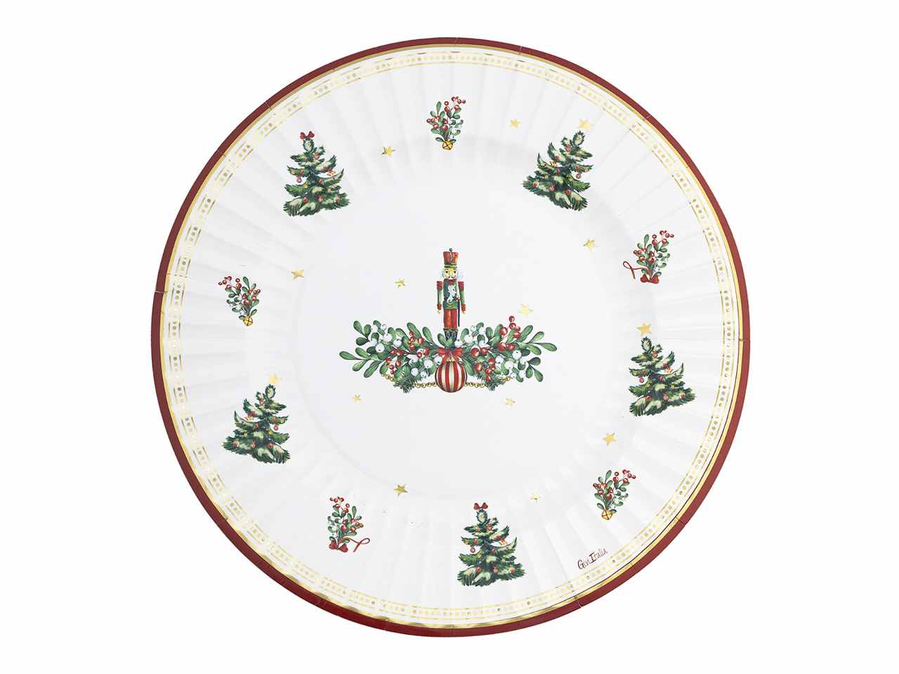 Maxi piatti cm33 lo schiaccianoci 6 pezzi