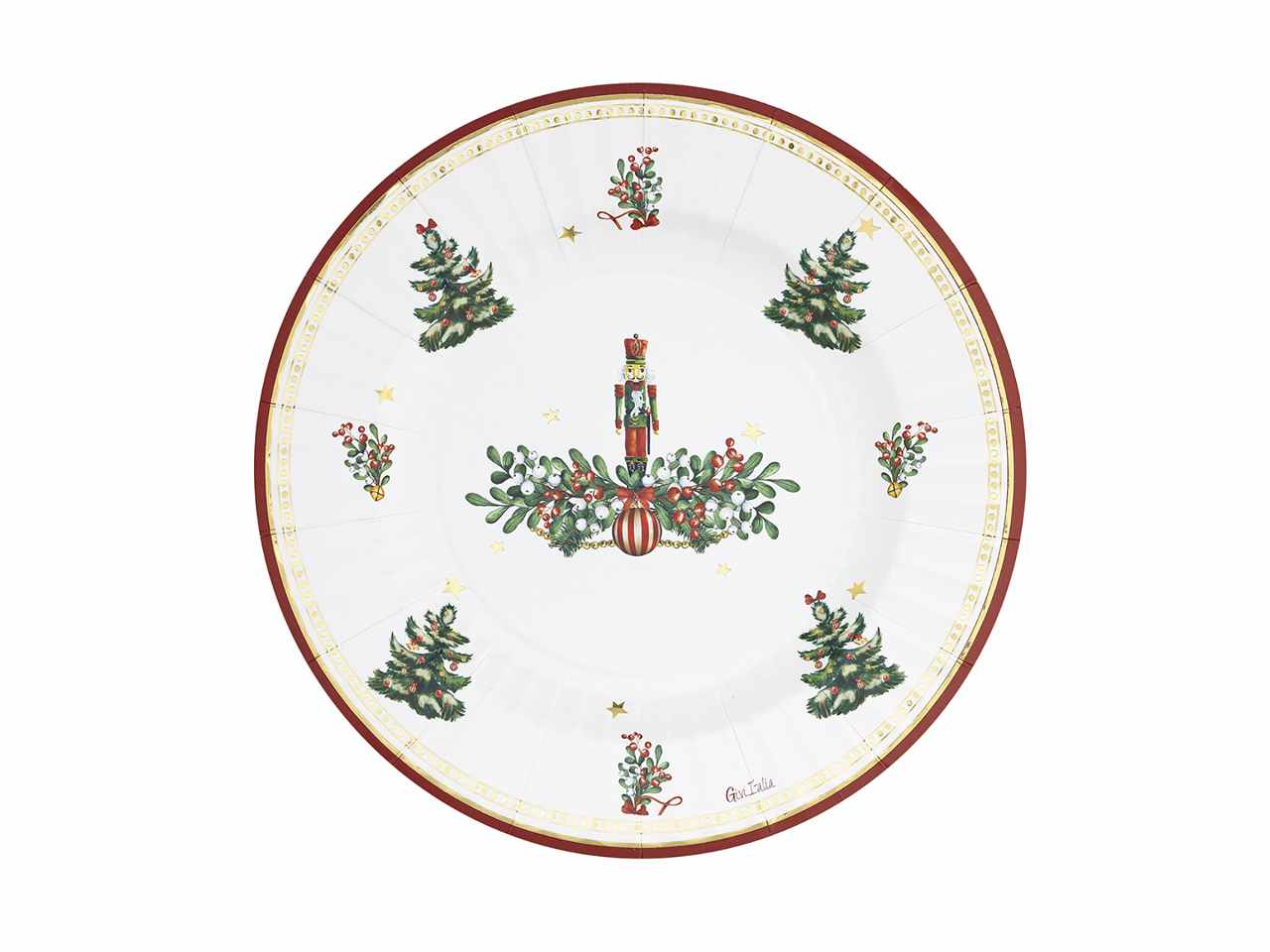Piatti cm27 lo schiaccianoci 8 pezzi