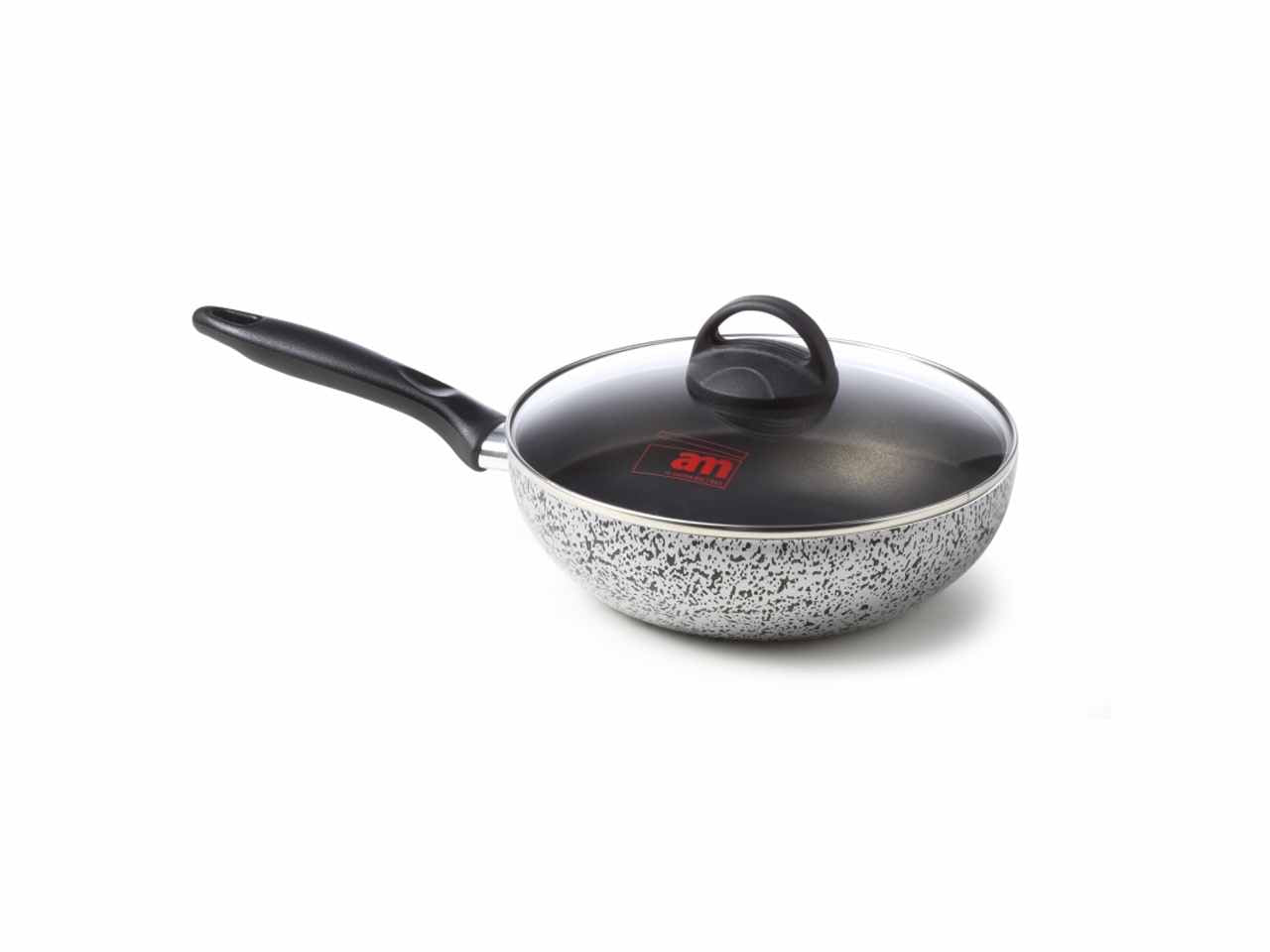 Sale&pepe padella alta con vetro 32cm