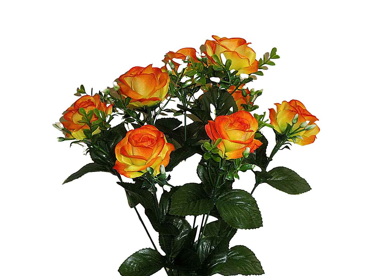 Mazzo rose arancio 1223