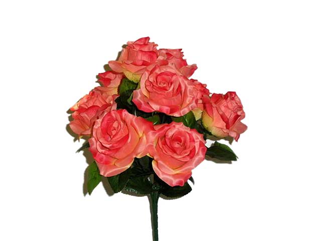 Mazzo rose salmone 8024
