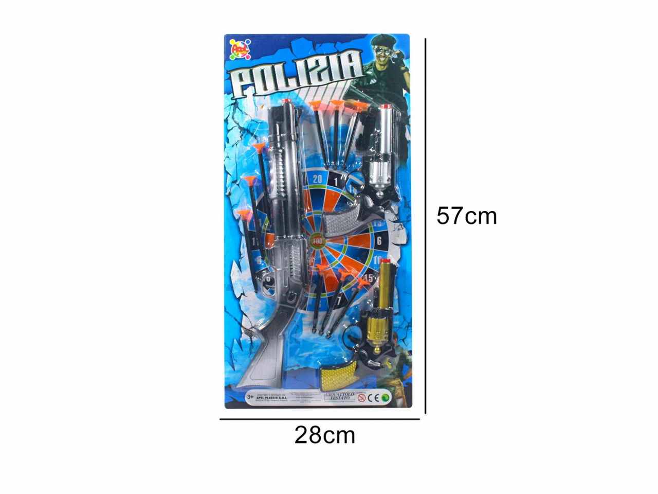 Mitra c/2 pistole + dardi 37282