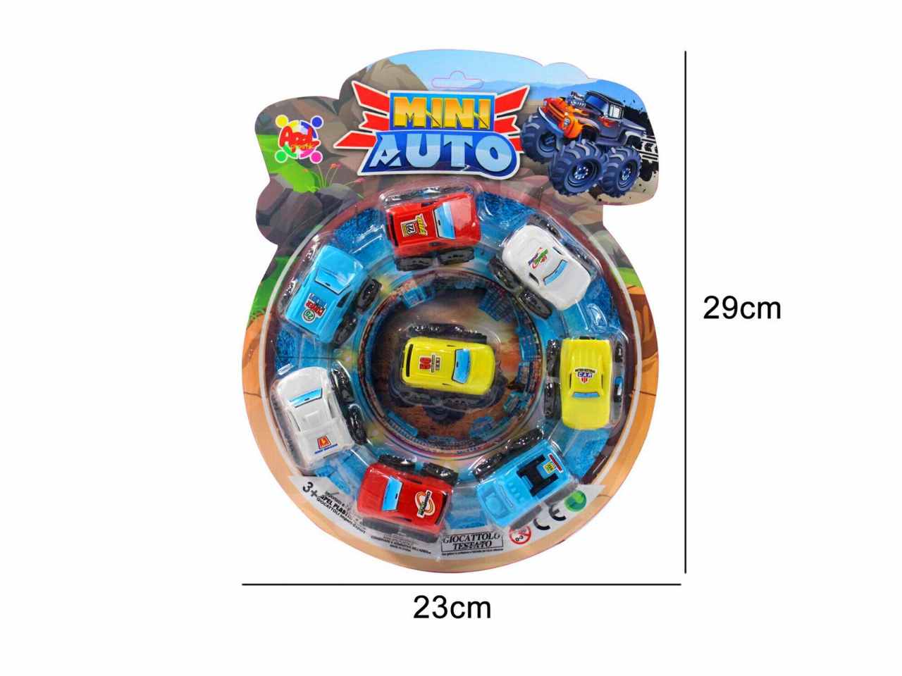 Miniauto retrocarica 8 pezzi 37366