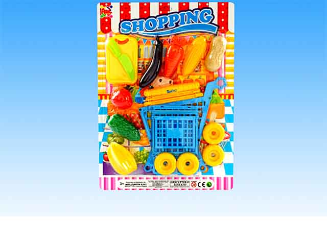 Carrello supermarket c/frutta 37877