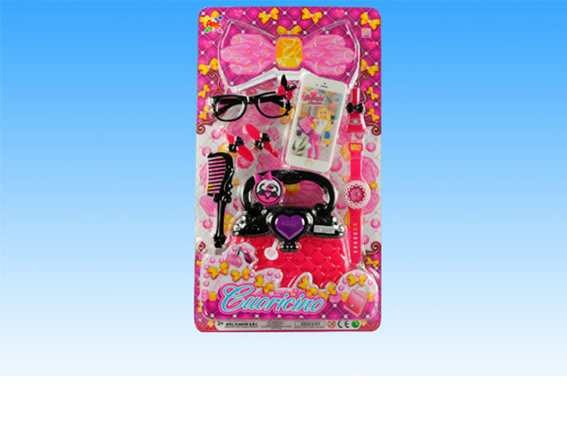 Borsa carol luminosa con telefonino e orologio