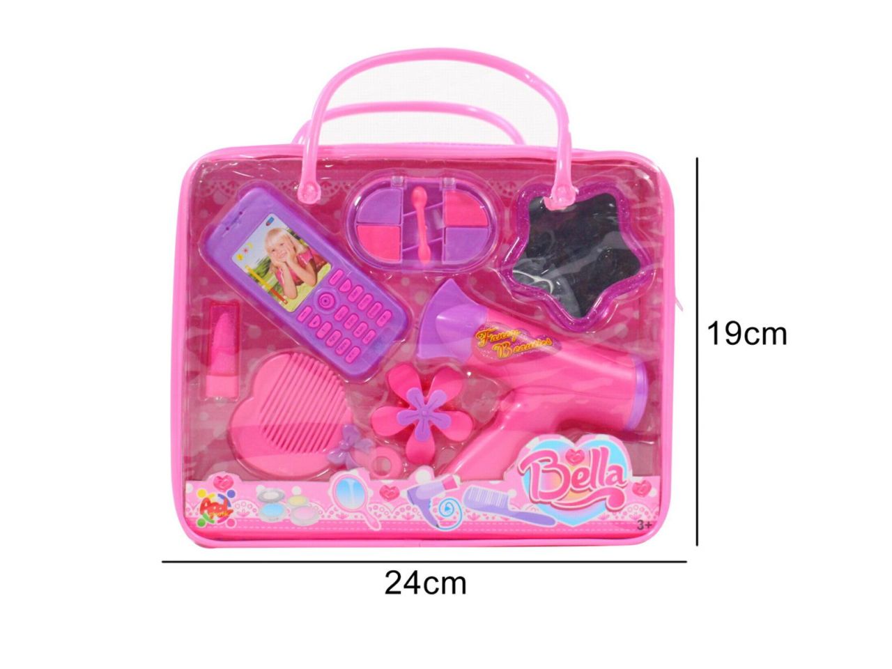 Borsa beuty con fono in 2 assortimenti