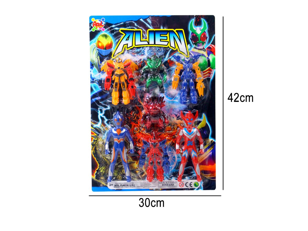 Alien set da 7 pezzi