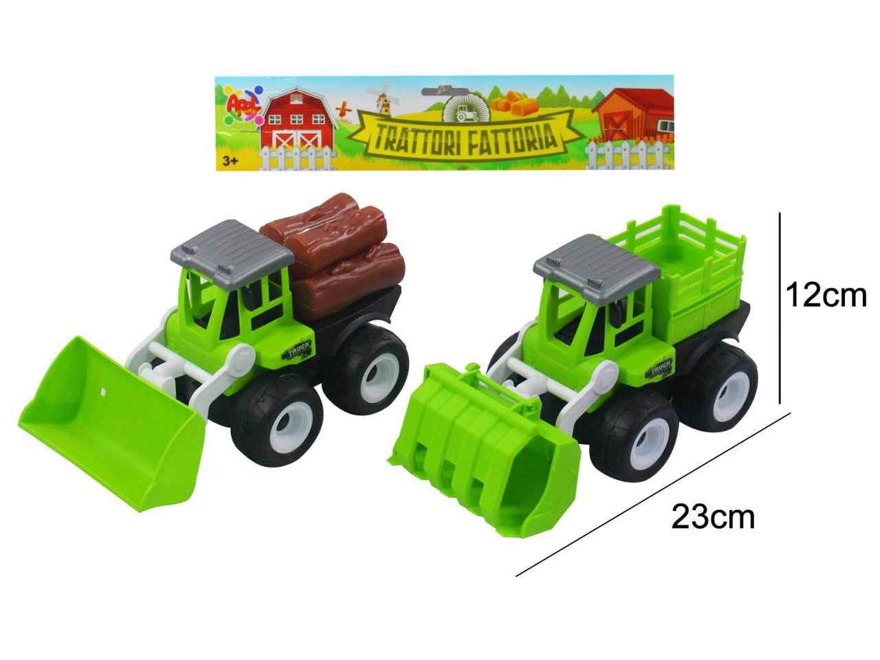 Trattore fattoria 2 pezzi 39358