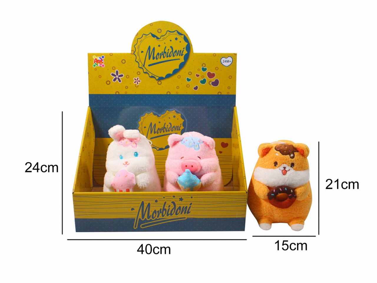 Animali peluche 22cm