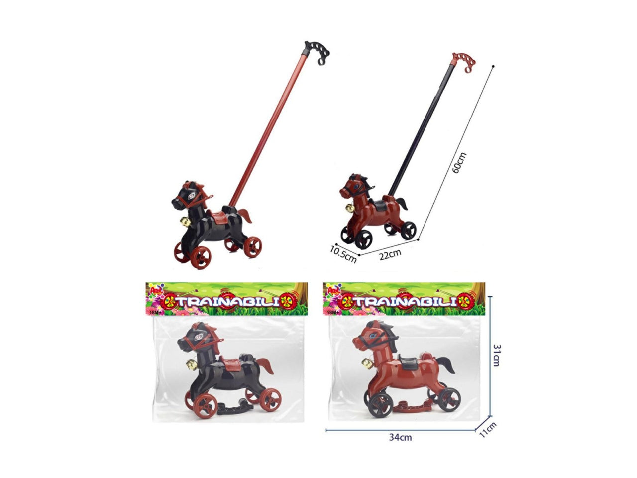 Trainabile cavallino - disponibile in 2 assortimenti