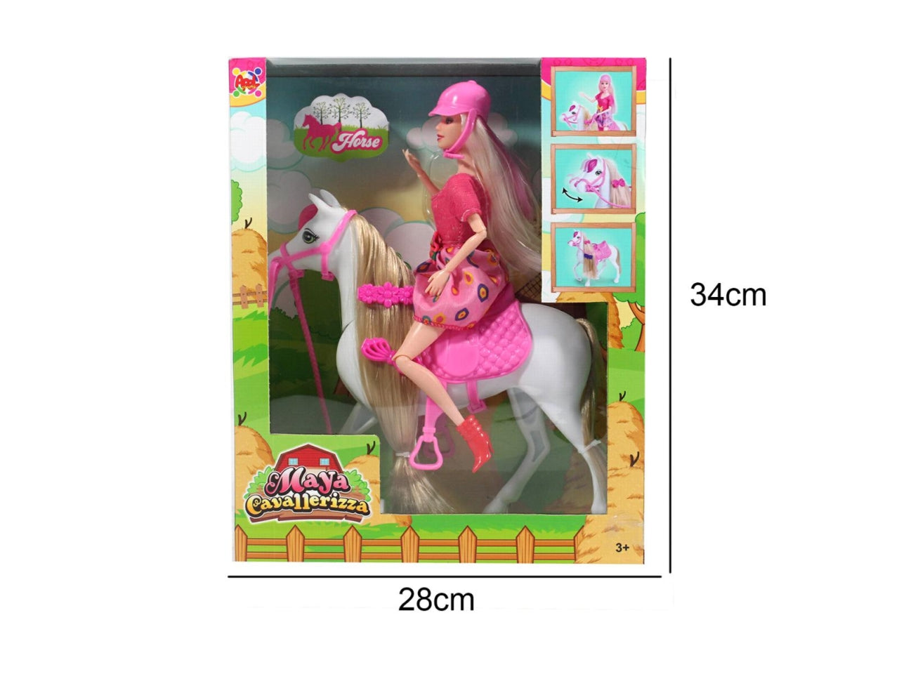 Fashion doll cavallerizza
