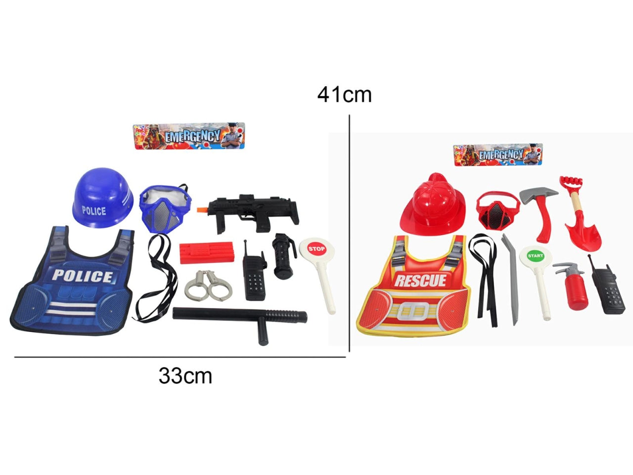Set polizia e pompieri
