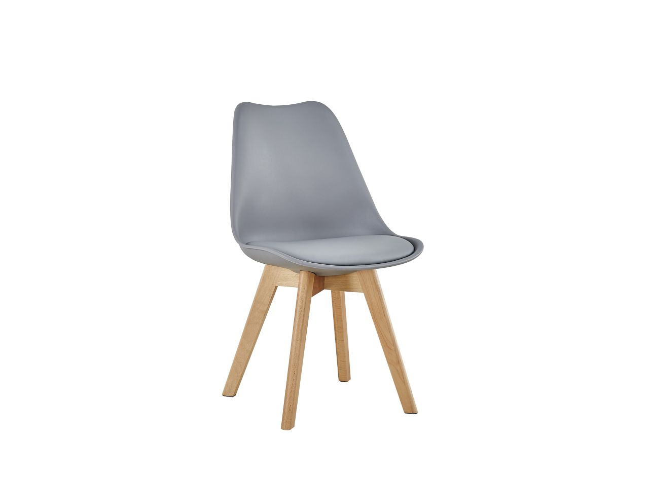Sedia linea lelia colore grigio misura 48x57x81cm