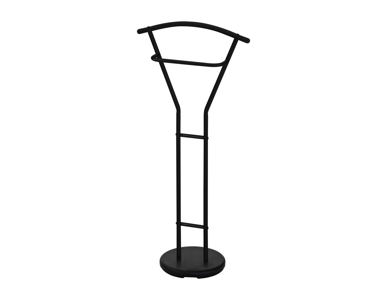 Indossatore scooby in metallo nero 28x50x108cm