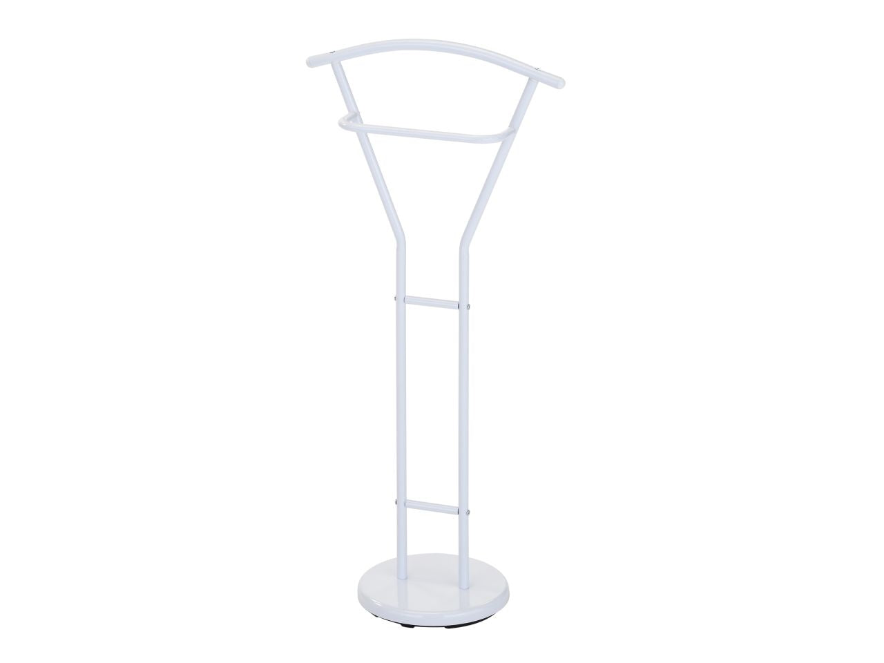 Indossatore scooby in metallo bianco 28x50x108cm
