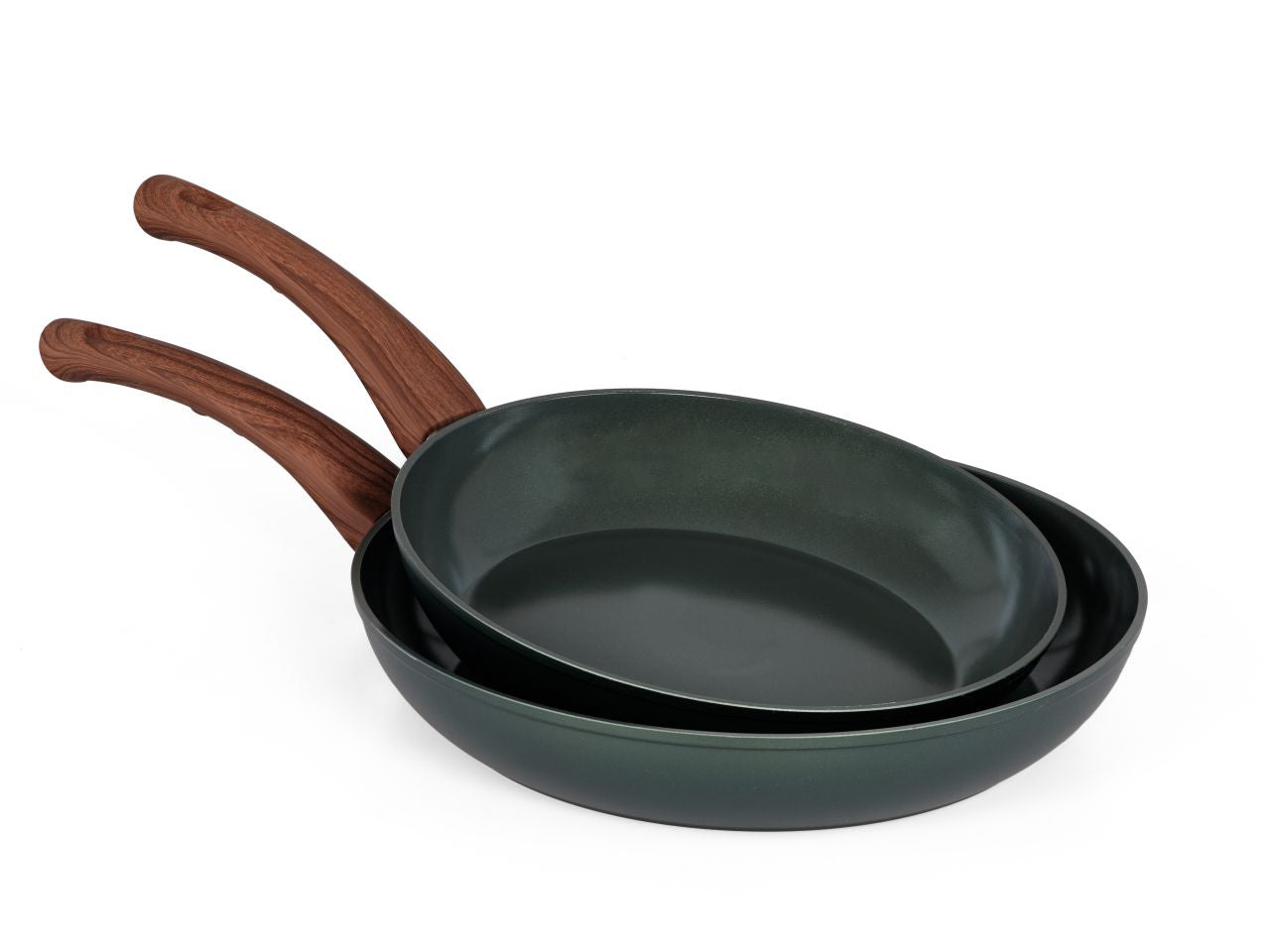 Padelle linea greenlife - il set comprende 2 padelle da 24 e 28cm