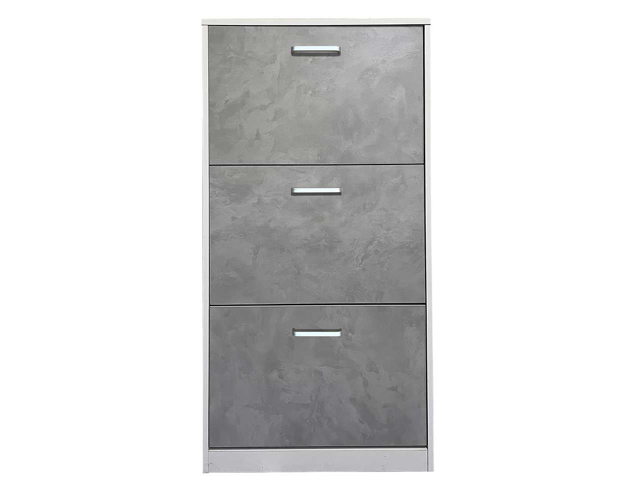 Scarpiera a 3 ante 60x24x115cm