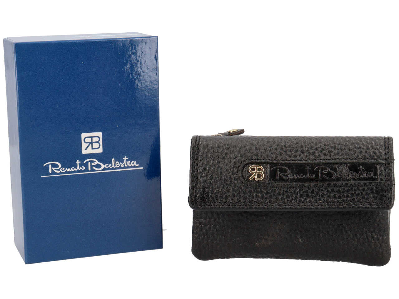 Renato balestra portachiave da donna in pelle nero
