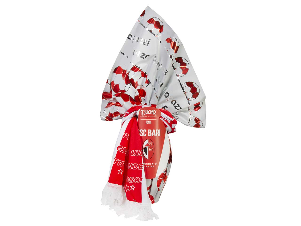 Tifoso sciarpa ssc bari 320g cioccolato al latte