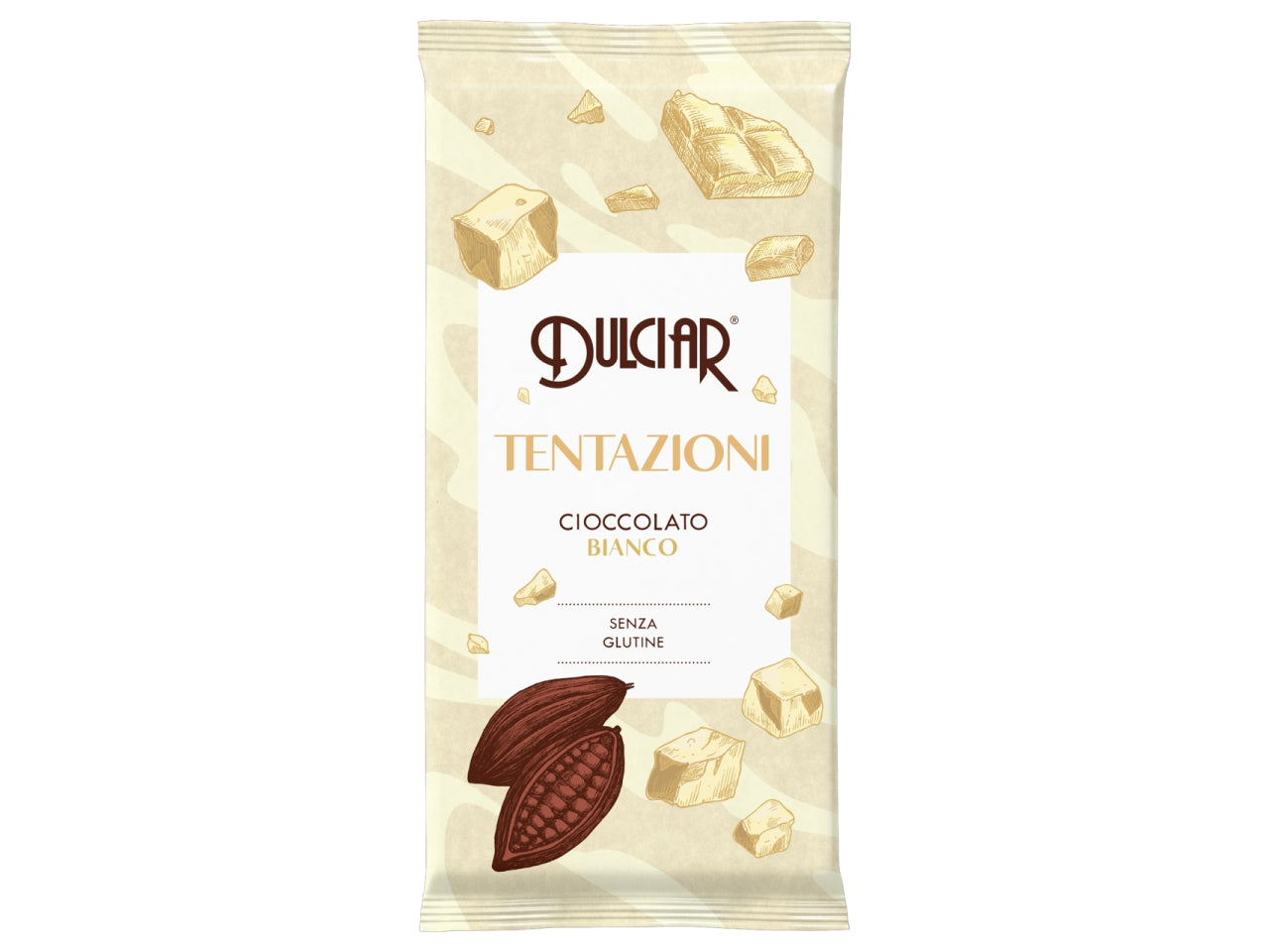 Tavoletta tentazioni cioccolato bianco 80g