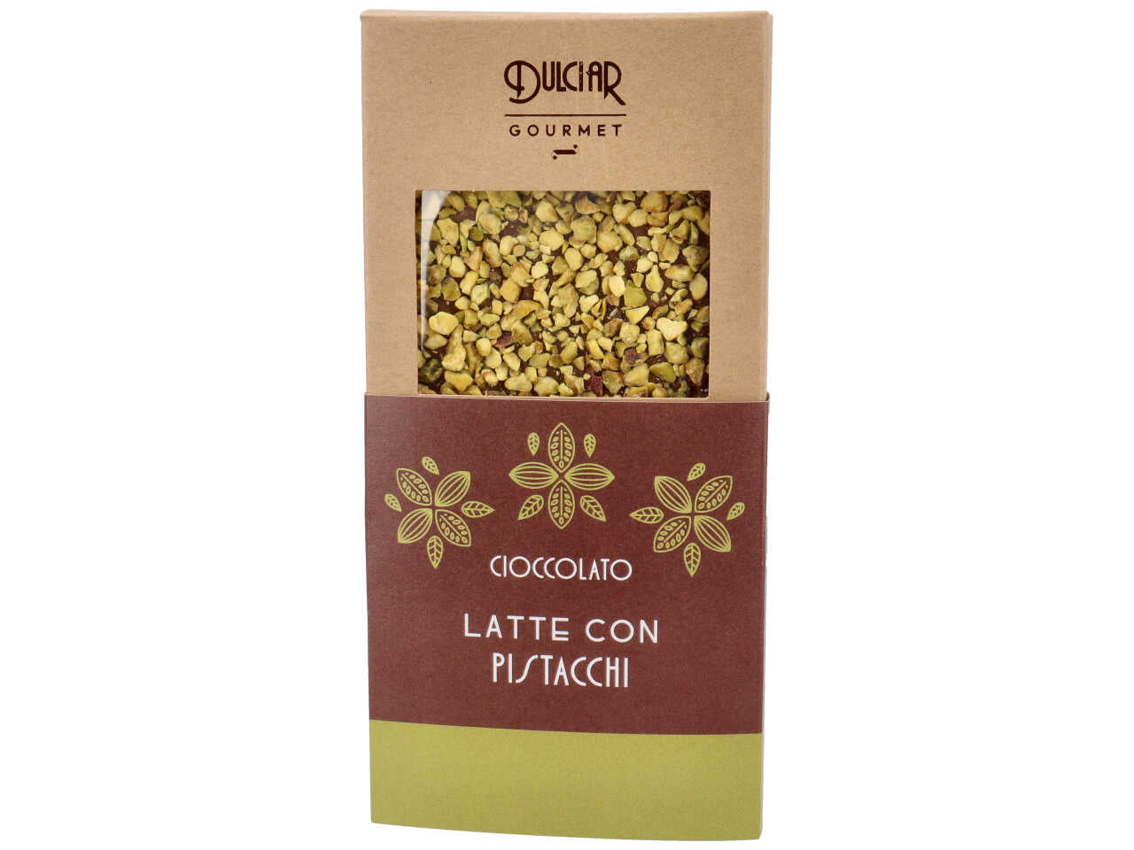 Gourmet tavoletta latte/pistacchi 100gr