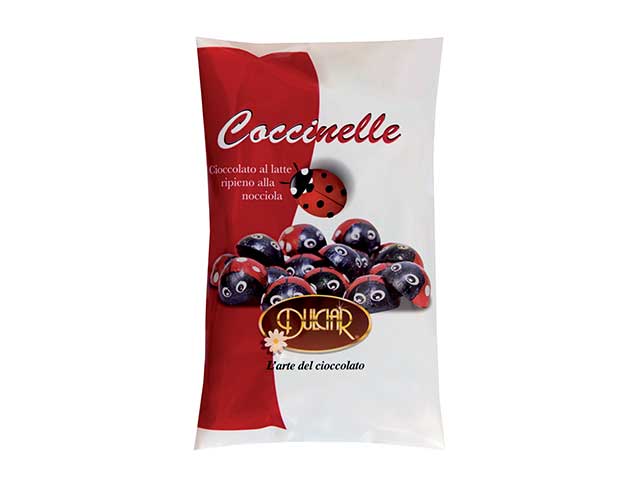Coccinelle al latte ripiene 120gr cr120