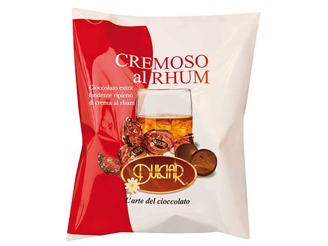 Cremoso al rhum fondente 120gr rh120