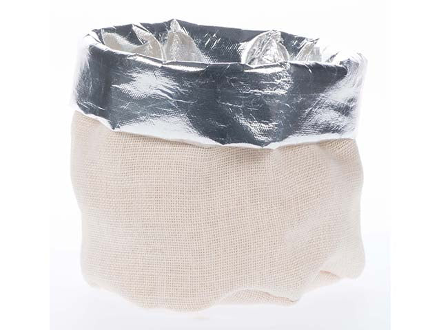 Double sac 14x16cm argento  0108-04