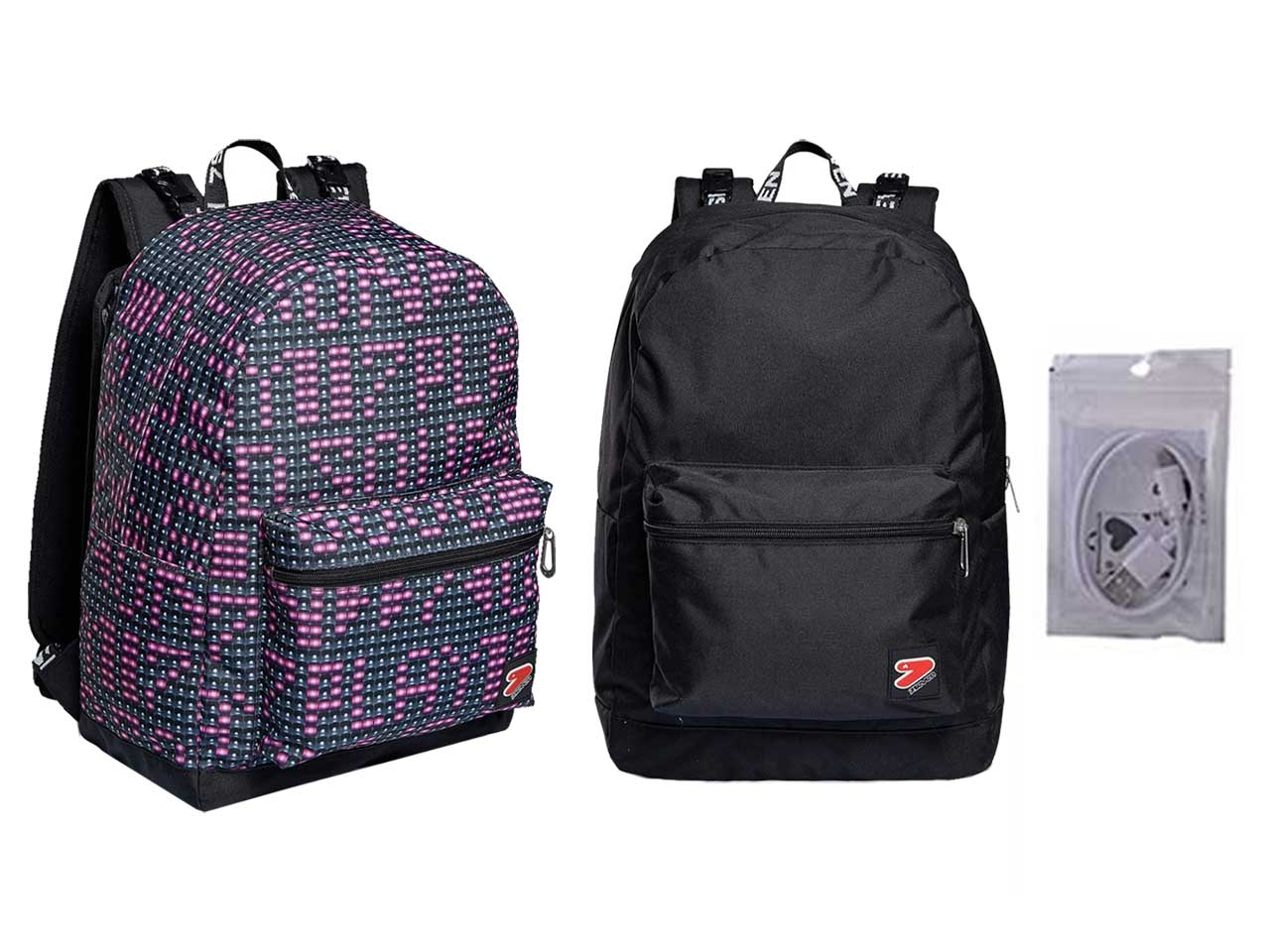 Seven reversible backpack ledwall