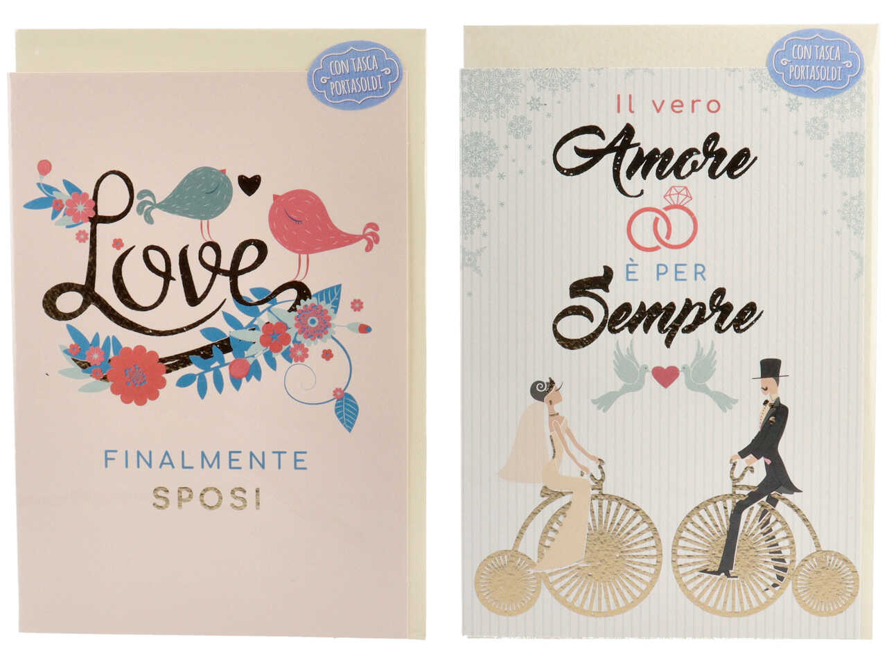 Biglietto augurale per matrimonio